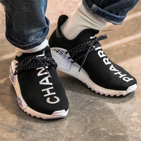 chanel pharrell williams shoes|adidas nmd human race price.